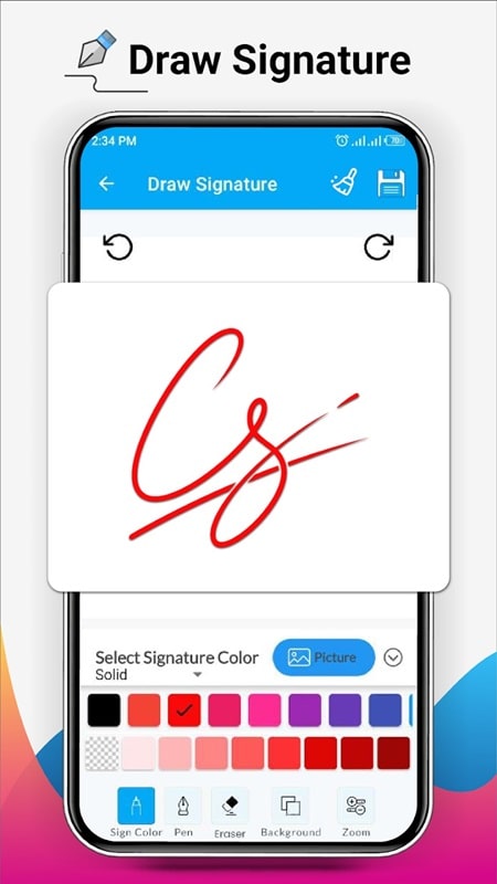 Signature Maker, Sign Creator APK - screenshot 2