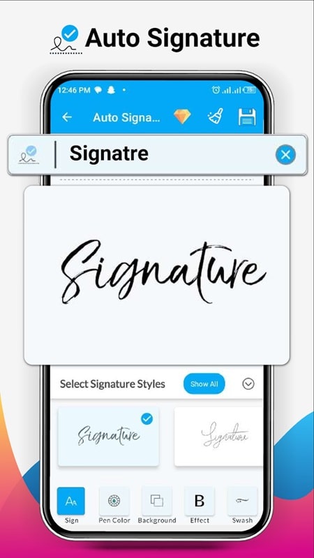 Signature Maker, Sign Creator APK - screenshot 3