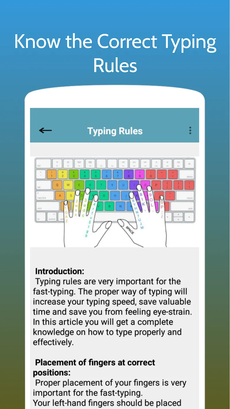 Typing Test App for Exams - screenshot 5