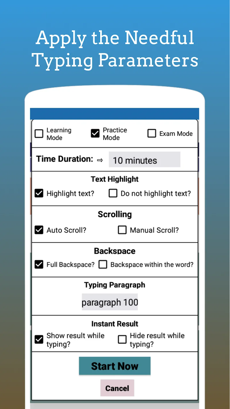 Typing Test App for Exams - screenshot 6
