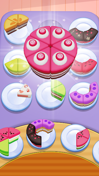 Cake Sort - Color Puzzle Game - screenshot 3