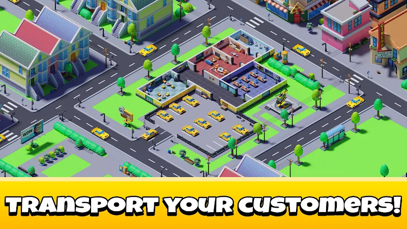 Idle Taxi Tycoon MOD APK v1.23.0 (Unlimited Money) - screenshot 4