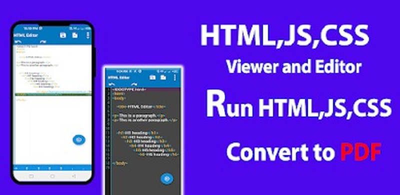 HTML Editor – HTML, CSS &amp; JS APK MOD APK icon