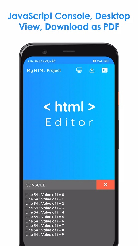 HTML Editor – HTML, CSS &amp; JS APK - screenshot 4
