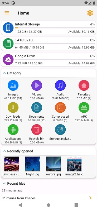 Fennec File Manager APK - screenshot 2