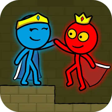 Red and Blue Stickman : Animation Parkour MOD APK icon