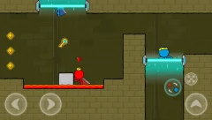 Red and Blue Stickman : Animation Parkour - screenshot 3