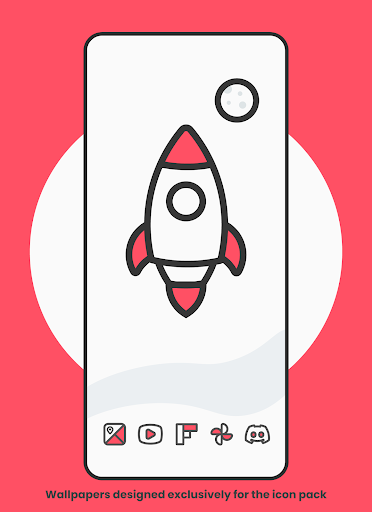 Plume Red Icon Pack - screenshot 6