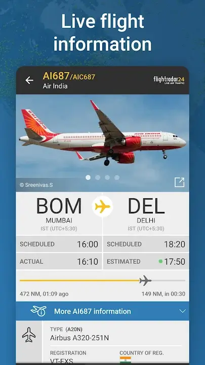 Flightradar24 Flight Tracker - screenshot 1