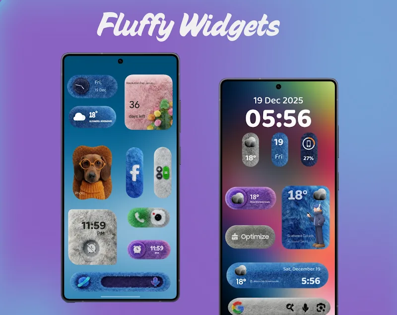 Fluffy Widgets - screenshot 1