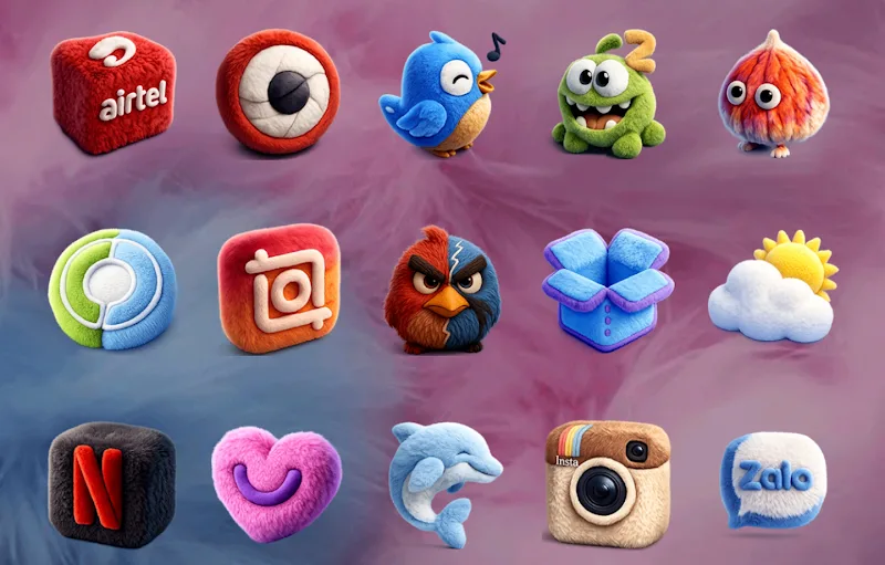 Fluffy 3D - Icon Pack v1.1 APK (Full Version) - screenshot 2