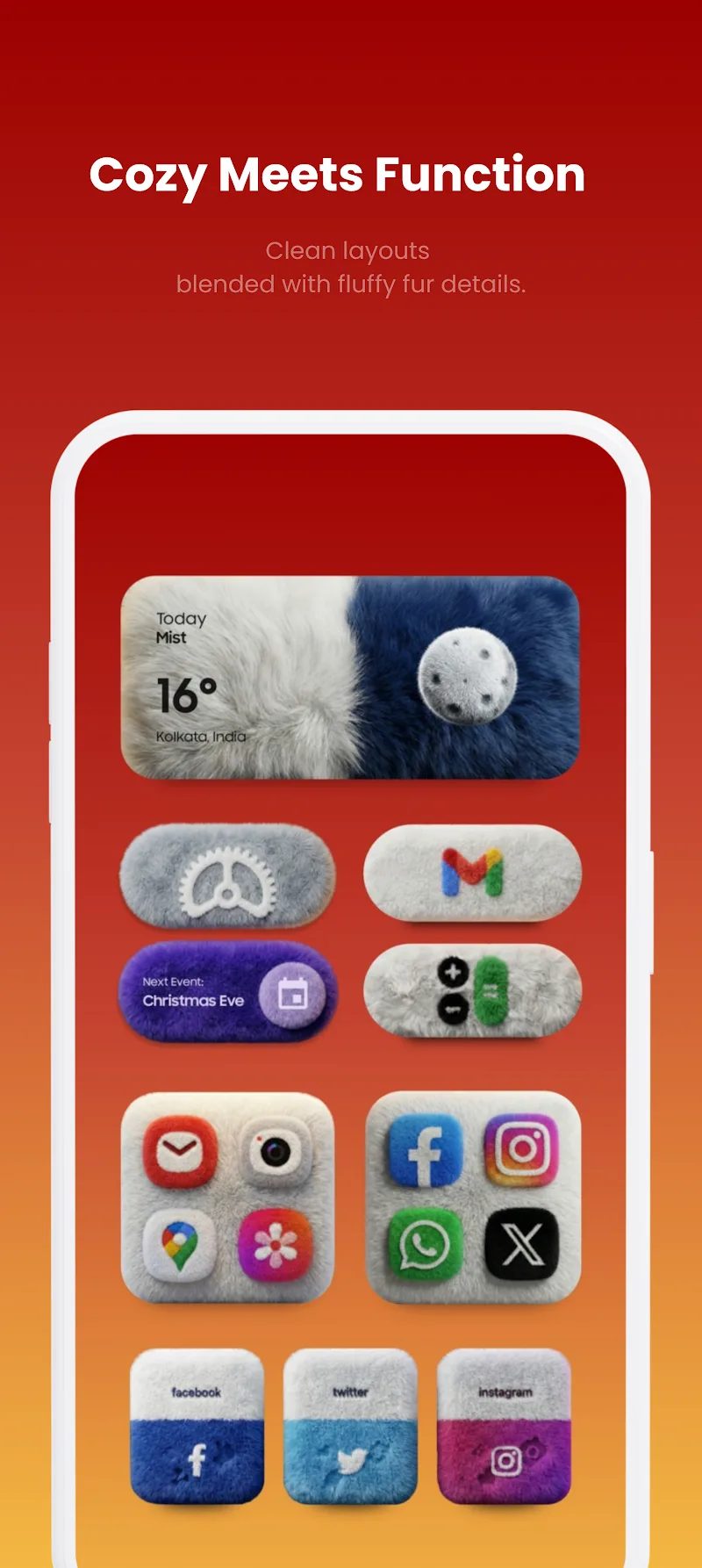 Fluffy Widgets for KWGT - screenshot 3