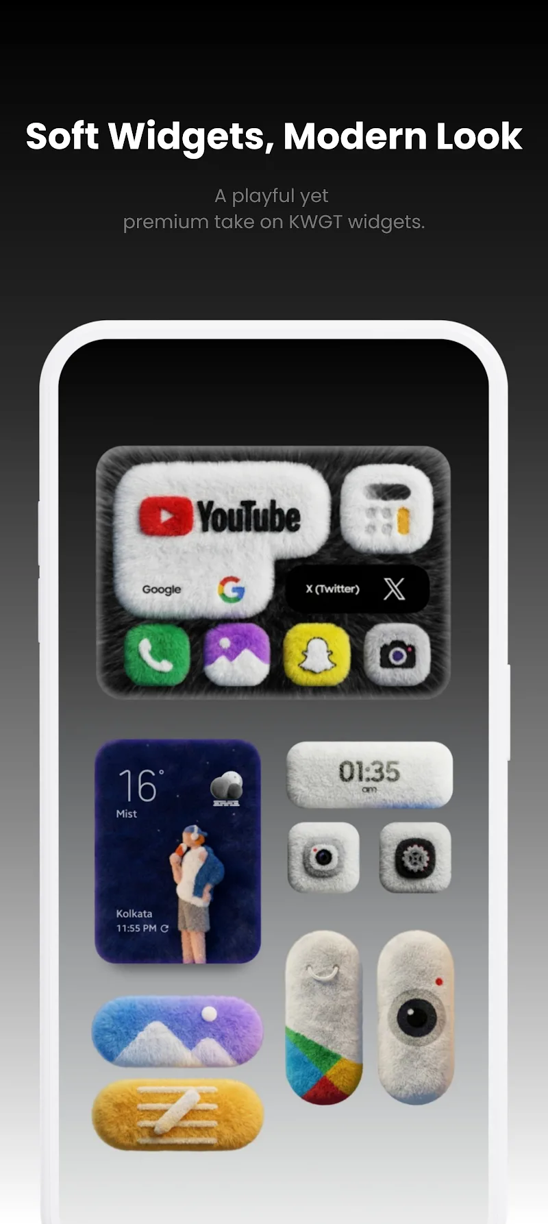 Fluffy Widgets for KWGT - screenshot 6