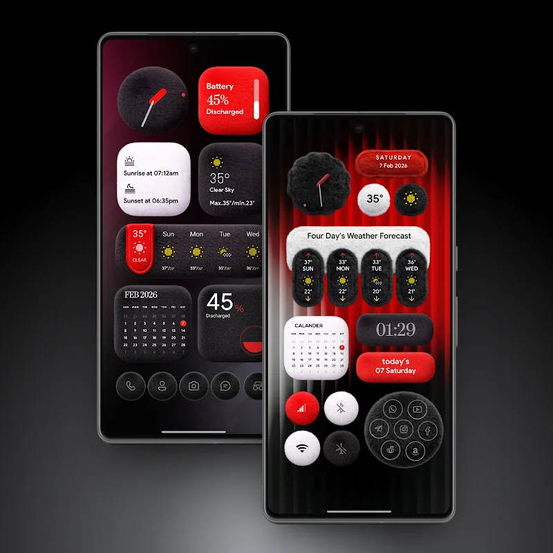 Fluffy Thing KWGT v1.0.4 APK (Full Version) - screenshot 2