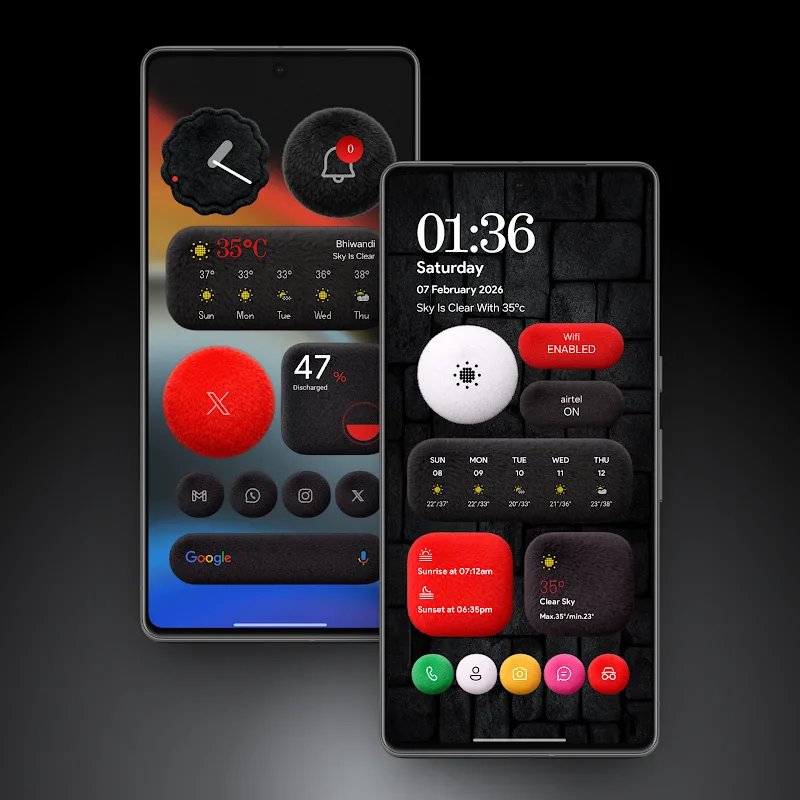 Fluffy Thing KWGT v1.0.4 APK (Full Version) - screenshot 5