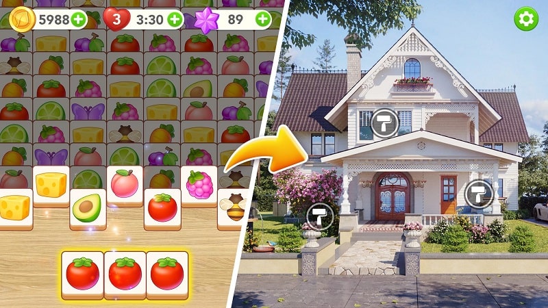 Makeover Tile Zen Match APK MOD APK icon