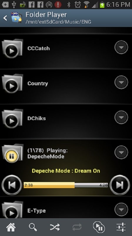 Folder Player Pro - screenshot 1