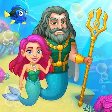 Aquarium Farm -fish town, Mermaid love story shark MOD APK icon