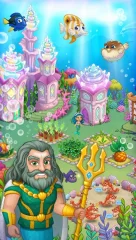 Aquarium Farm -fish town, Mermaid love story shark - screenshot 1