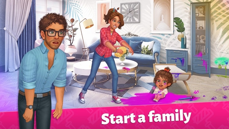 Merge House – Design Makeover APK - screenshot 2