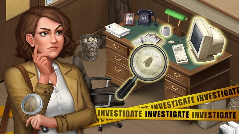 Merge Detective mystery story APK - app icon