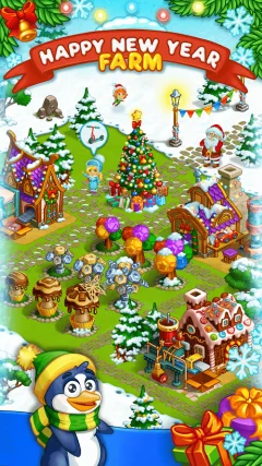 Farm Snow: Happy Christmas Story With Toys & Santa - screenshot 1