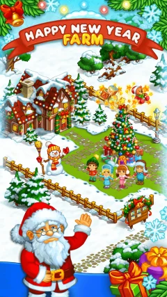 Farm Snow: Happy Christmas Story With Toys & Santa - screenshot 2
