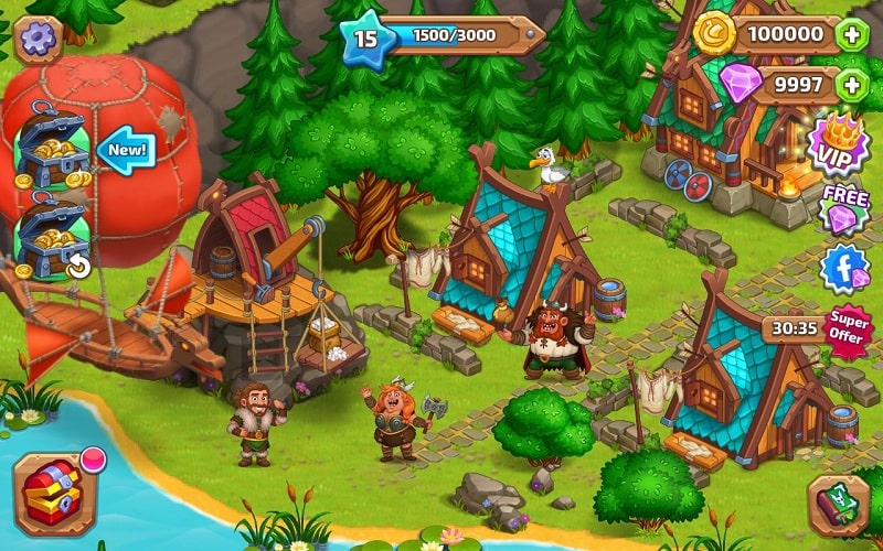 Vikings and Dragon Island Farm APK - screenshot 2