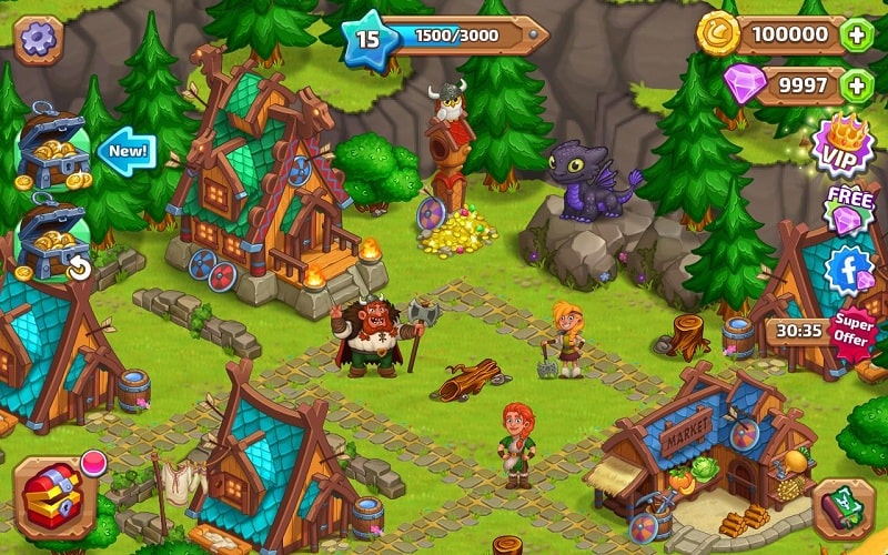 Vikings and Dragon Island Farm APK - screenshot 6