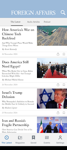 Foreign Affairs Magazine - screenshot 1