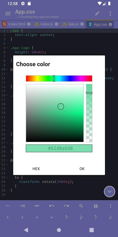 Acode – powerful code editor APK - screenshot 2