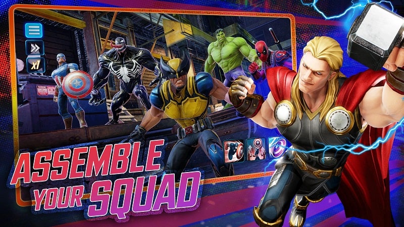 MARVEL Strike Force Squad RPG APK - screenshot 3