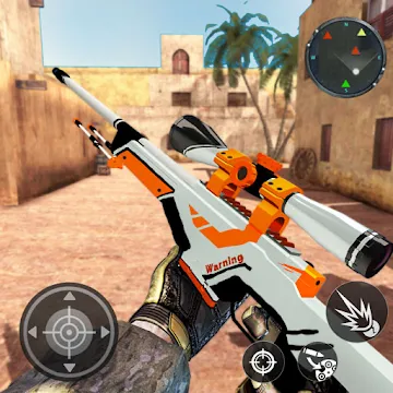 Real Terrorist Shooting Games: Gun Shoot War MOD APK icon