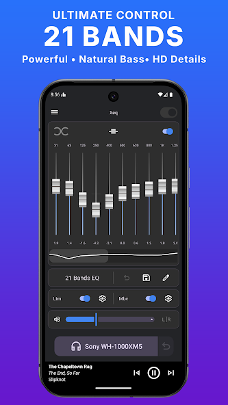 Equalizer XEQ - screenshot 1
