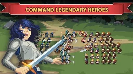 Knights and Glory 2.5 APK + MOD [Auto WinNo Ads] - screenshot 1