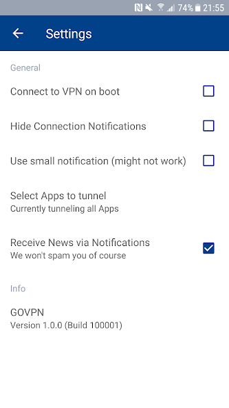 GOVPN - screenshot 7