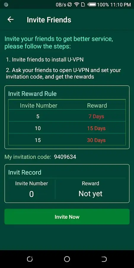 U-VPN - screenshot 2