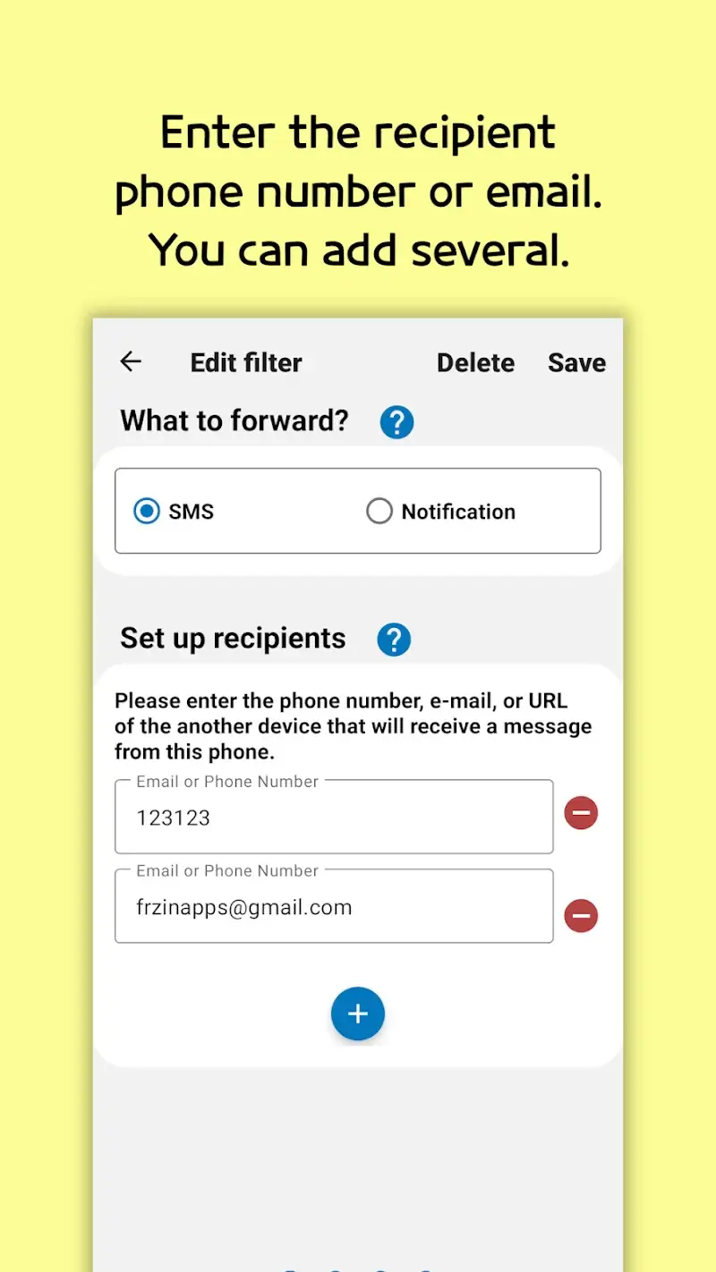 SMS Forwarder - screenshot 2