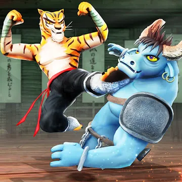 Kung Fu Animal Fighting Games: Wild Karate Fighter MOD APK icon