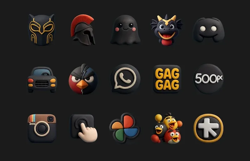 Funko Dark - Icon Pack v1.1 APK (Full Version) - screenshot 2