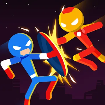 Stick Super: Hero - Fight for the shadow legends MOD APK icon
