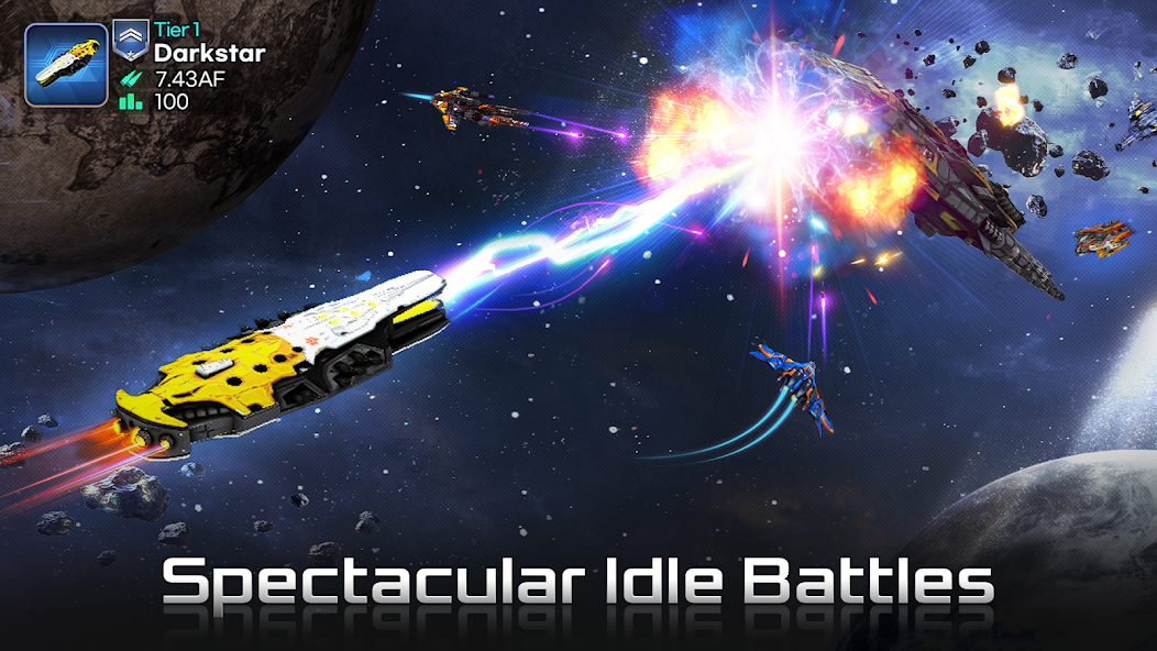 Darkstar - Space Idle RPG - screenshot 3