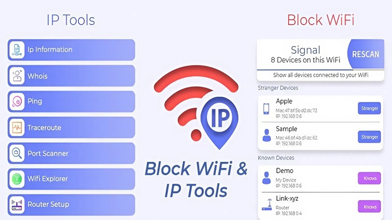 Block WiFi &amp; IP Tools APK - app icon