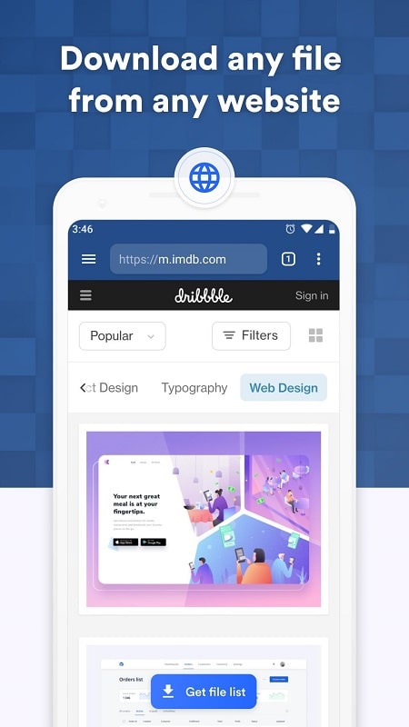 GetThemAll Any File Downloader APK - screenshot 1