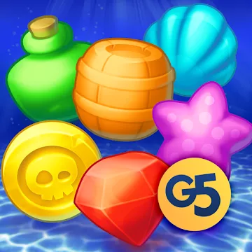 Pirates & Pearls: A Treasure Matching Puzzle MOD APK icon