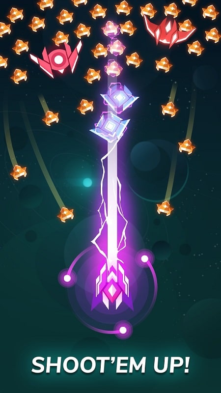 Shootero Classic Sky Shooter APK - screenshot 1
