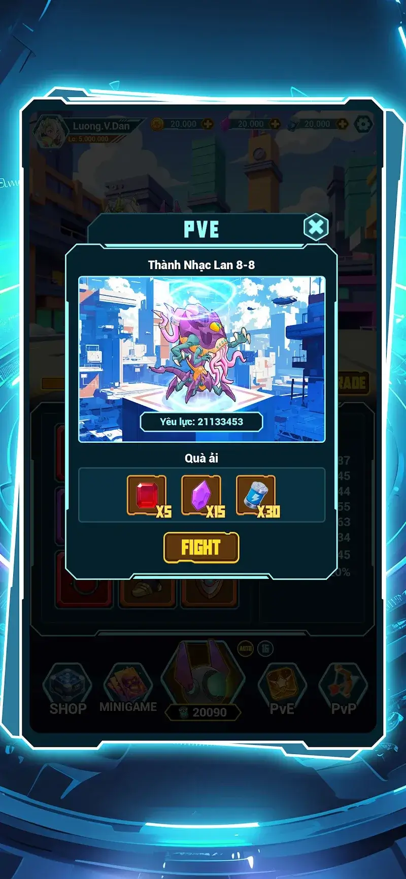 Idle Cyber Clash - screenshot 1