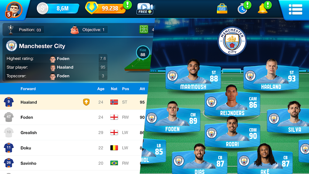 OSM 2526 Soccer Manager Game - screenshot 2