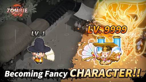 K-Zombie Saga 4.8.2 APK + MOD [Unlimited MoneyCrystals] - screenshot 4