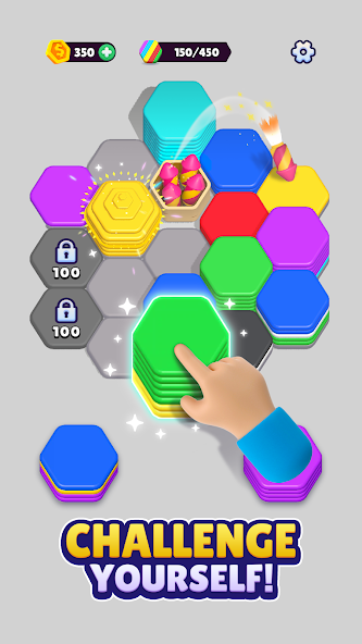 Hexa Sort - screenshot 4
